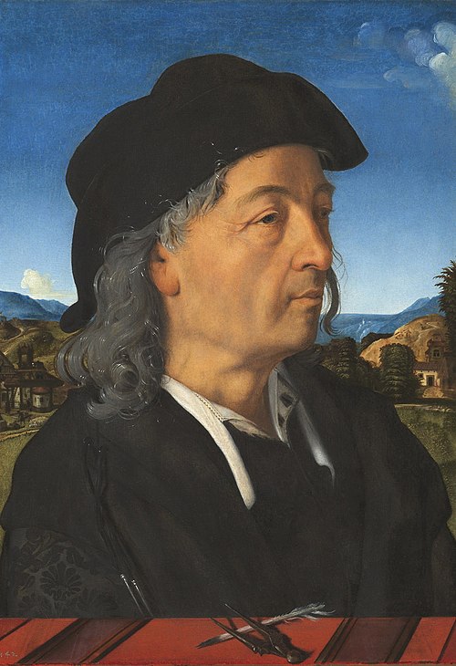Portrait of Giuliano Giamberti da Sangallo, 1483, Piero di Cosimo
