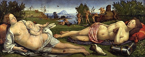 Venus, Mars and Cupid, 1505, Piero di Cosimo