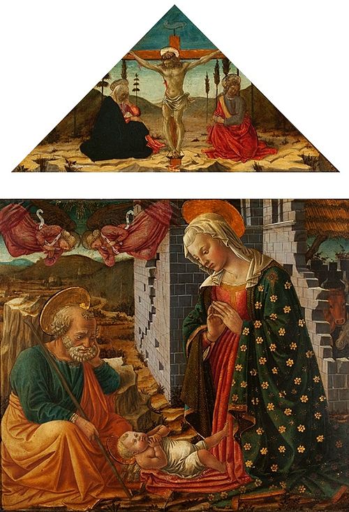 Adoration de l'Enfant, 1470, Fra Diamante