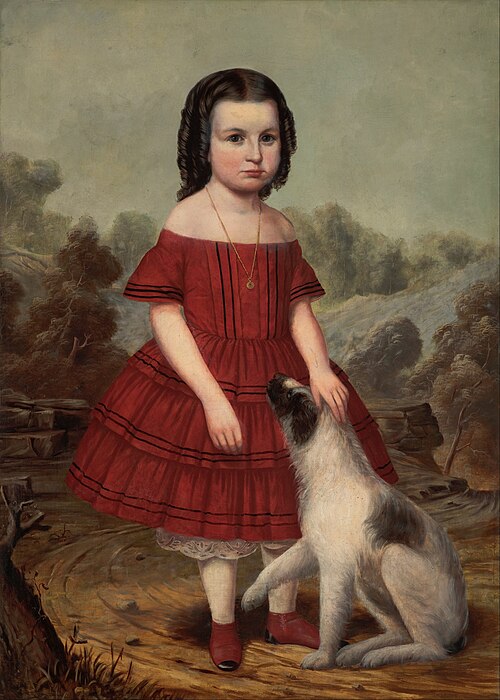 Portrait of Alice Lyons, 1855, John Jacob Hegler