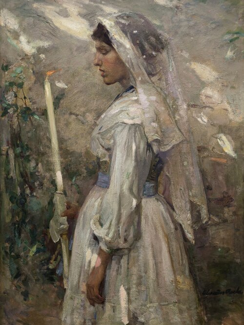 Figlia di Maria (One of the Procession), 1894, Alexander Ignatius Roche