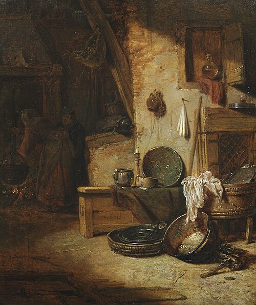 Kitchen interior, 1642, Willem Kalf