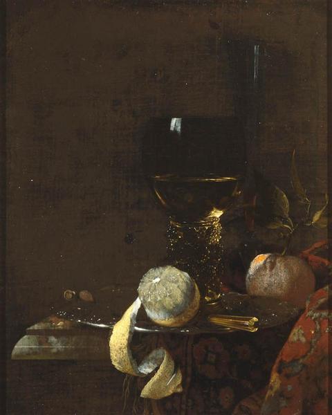 Nature morte au römer, 1660, Willem Kalf