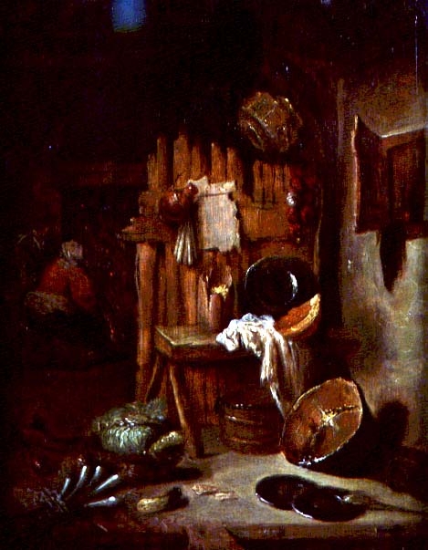 Peasant interior, , Willem Kalf