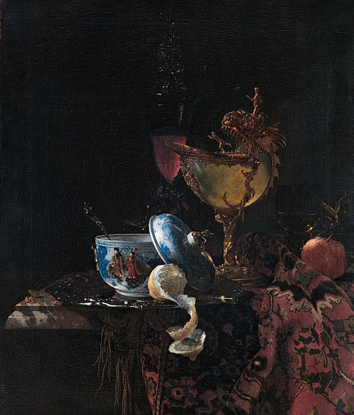 Still Life with Chinese Bowl and Nautilus, 1662, Willem Kalf