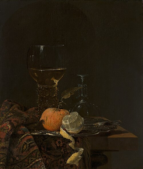 Nature morte au verre, 1659, Willem Kalf