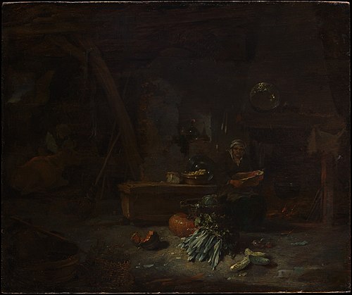 Interior of a Kitchen, 1642, Willem Kalf