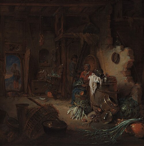 Interior of a barn, 1644, Willem Kalf