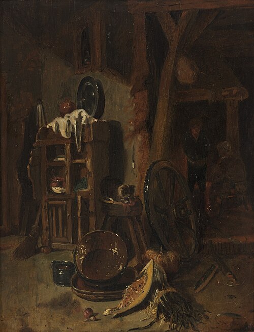 Kitchen interior, 1663, Willem Kalf