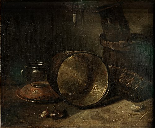 Kitchen-still life, 1650, Willem Kalf