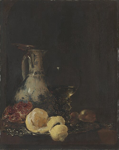 Still Life with a Ming Jug, 1653, Willem Kalf