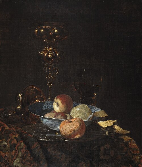 Still Life with Columbine Goblet, 1660, Willem Kalf