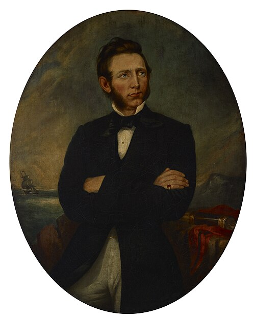 Portrait of Capt. Charles J. Bunker, 1857, John L. Harding