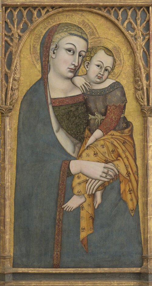 Madonna, 1335, Mello da Gubbio