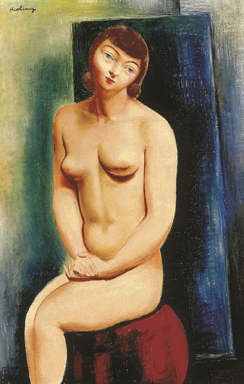 Femme nue assise, , Moïse Kisling