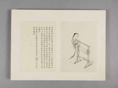王素画华严仕女图册, , Wang Su