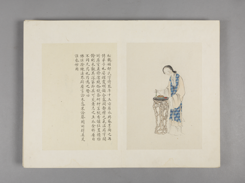 王素画华严仕女图册, , Wang Su