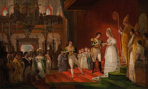 Casamento de D. Pedro I e D. Amélia, 1829, Jean-Baptiste Debret