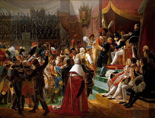 First distribution of the decorations of the Legion of Honor, made by Bonaparte, in the church of th, 1812, Jean-Baptiste Debret