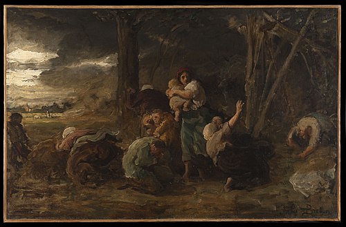 La foudre, 1865, Jules Breton