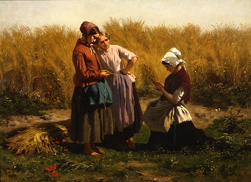 Love Tokens, 1855, Jules Breton