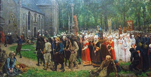 Le Pardon de Kergoat, 1891, Jules Breton