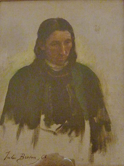 Le Bedeau de Kerlaz, 1868, Jules Breton