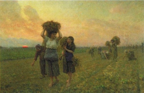 Les dernières glaneuses, 1895, Jules Breton