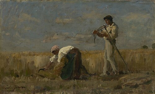 The harvest, 1865, Jules Breton