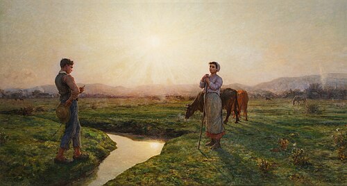 Le Matin, 1883, Jules Breton