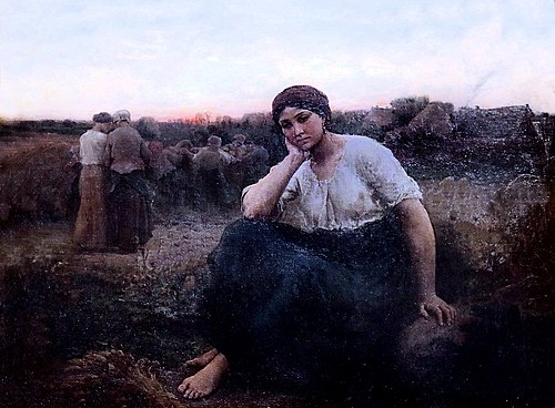 Le Soir, 1860, Jules Breton