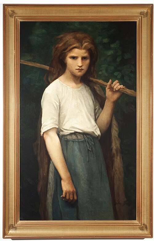 La pastora., 1870, Jules Breton