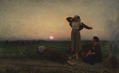 Le Soir, 1880, Jules Breton