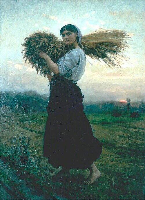The Gleaner, 1875, Jules Breton