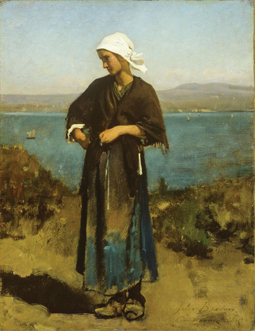 Au bord de la mer, 1856, Jules Breton