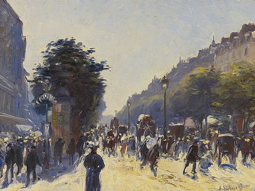 Boulevard des Italiens, 1928, Anatole-Eugène Hillairet