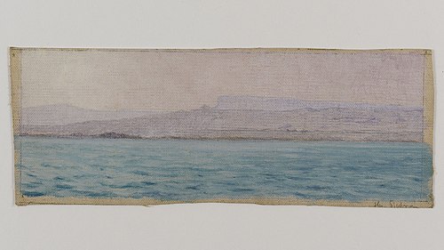 Rive du Nil, Egypte, 1891, Henry Brokman