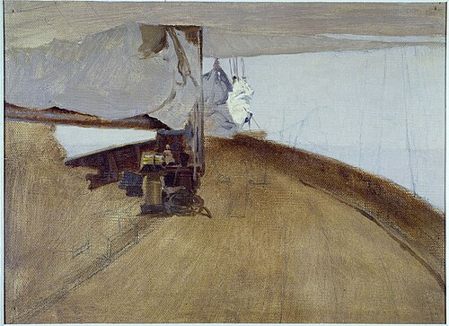 Pont avant de l'Alda, 1905, Henry Brokman