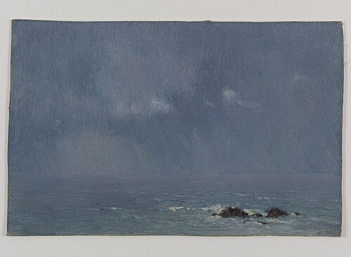 Paysage aux deux rochers, 1910, Henry Brokman