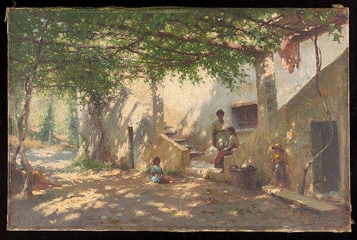Sestri Levante, pergola, 1922, Henry Brokman