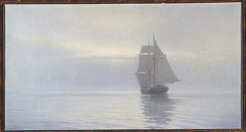 L'Alda dans une calme symphonie grise, 1903, Henry Brokmann