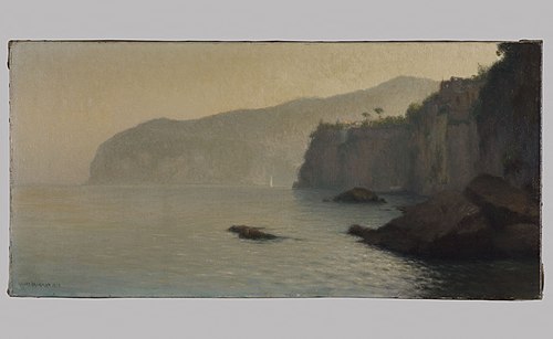 Petite côte de Sorrente (grise), 1912, Henry Brokmann