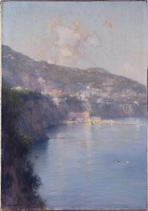 Le port de Sorrente, 1912, Henry Brokmann