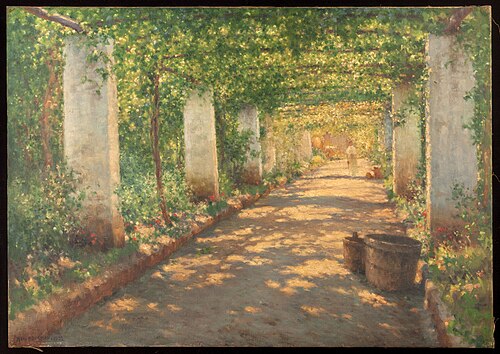 Pergola à Cocumella, Sorrente, 1922, Henry Brokmann