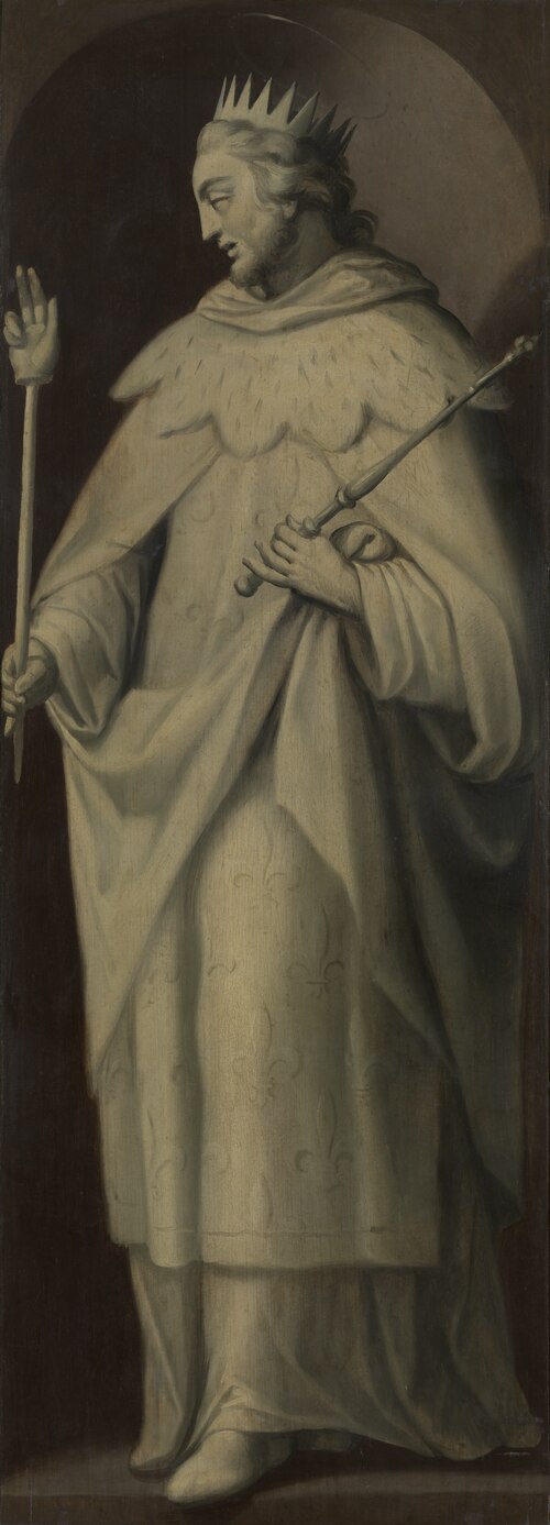 St Louis IX, King of France, 1583, Abraham de Rijcke