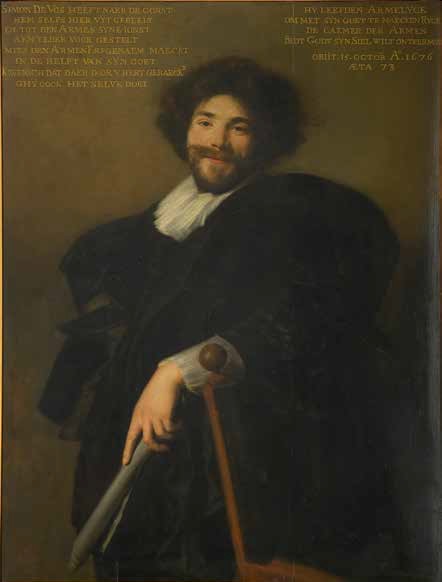 Portrait of Simon de Vos, 1635, Abraham de Vries