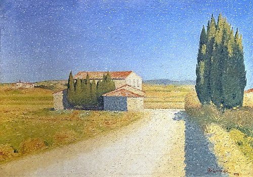 Le relais, 1909, Achille Laugé