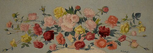 Bouquet de roses, 1900, Achille Laugé