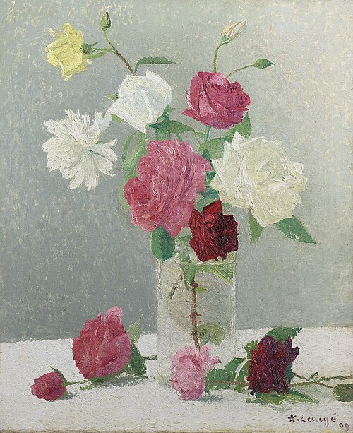 Bouquet de roses, 1909, Achille Laugé