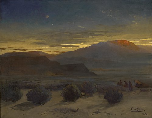 Wyoming Desert, 1908, Wilhelm Riess